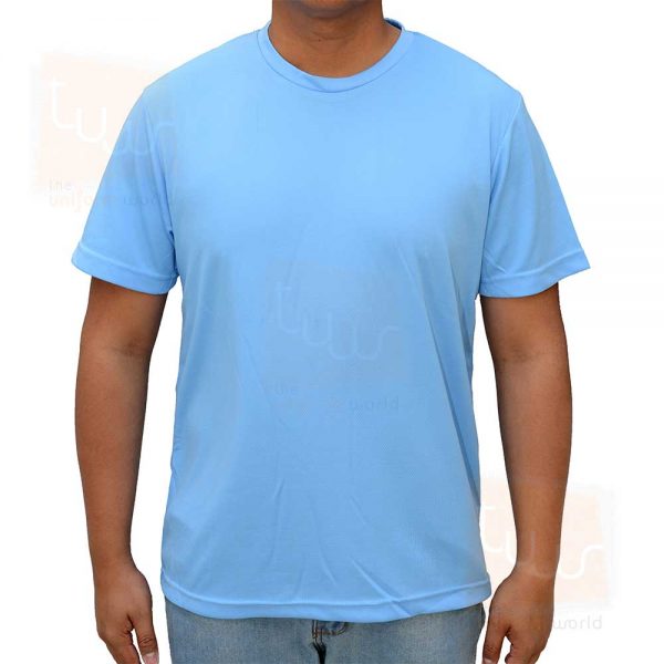 sky blue tshirt custom printing in dubai uae