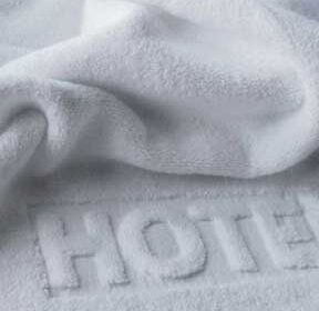 hotel towels logo embossing dubai