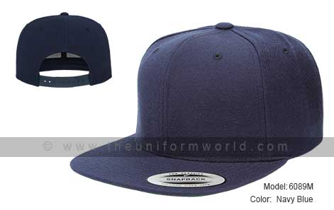 Navy Blue Yupong Snapback Baseball Caps Supplier in Dubai UAE