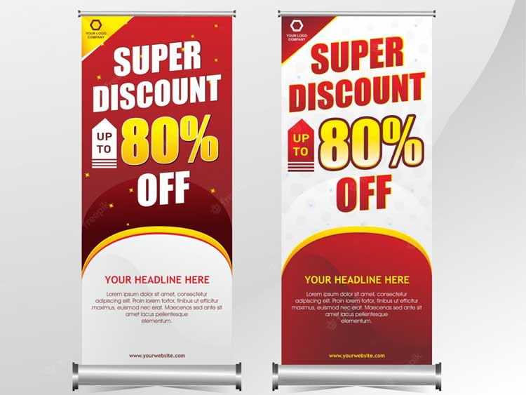 Roll up Banner Design 1108 Banner Design in Dubai UAE | Stylish