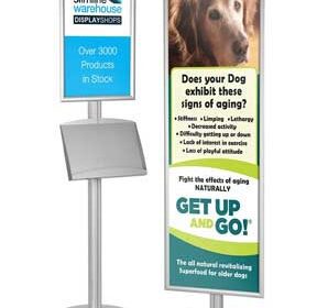 pole stand with eco solvent printing banners suppliers in dubai uae