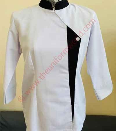 custom tunic for salon uniforms tailoring shop in sharjah dubai uae