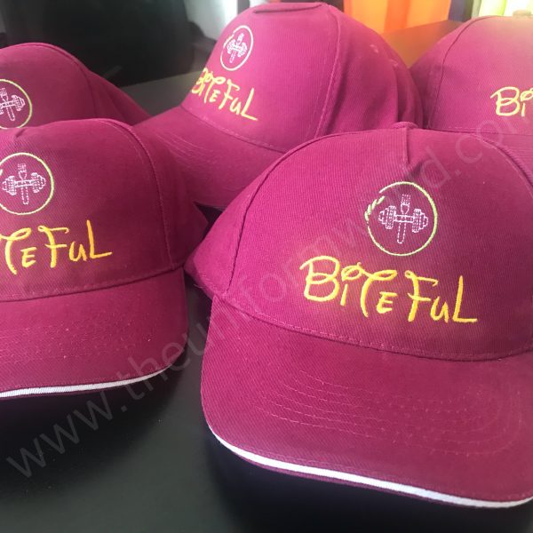 Bitefull Maroon Baseball Caps Uniforms Manufacturer and Supplier based in Dubai Ajman UAE