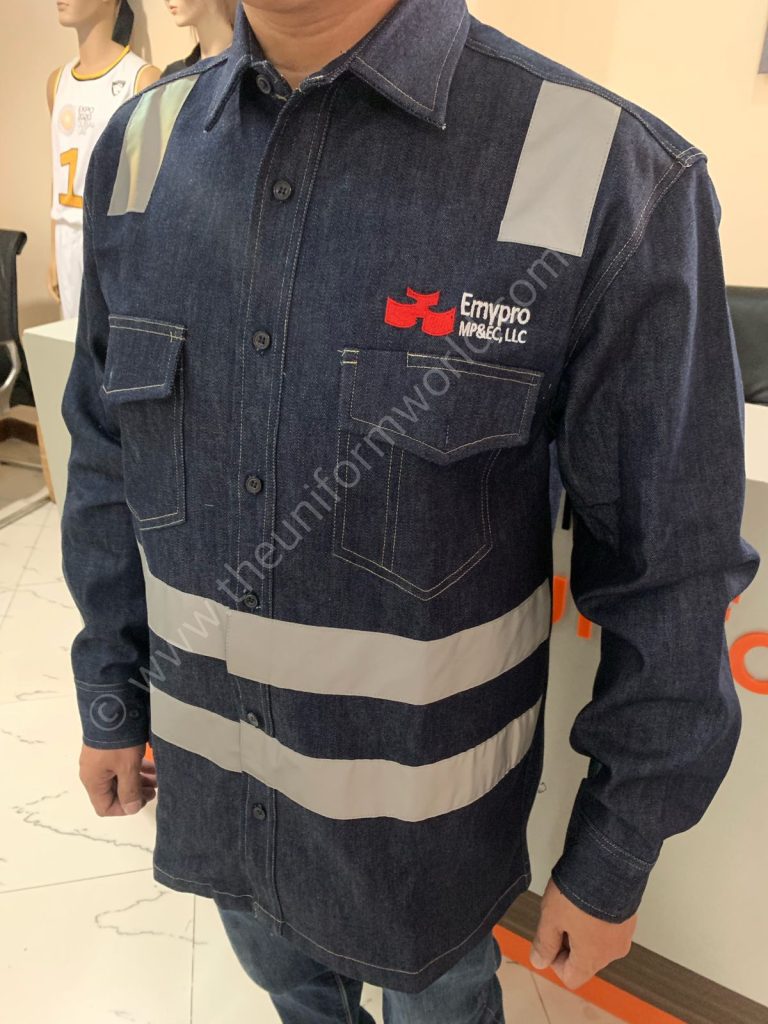 Emypro Customer Denim Jacket 1 Uniforms Manufacturer and Supplier based in Dubai Ajman UAE