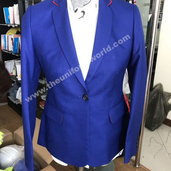 Female Blue Blazer Jacket 1 1 Uniforms Manufacturer and Supplier based in Dubai Ajman UAE
