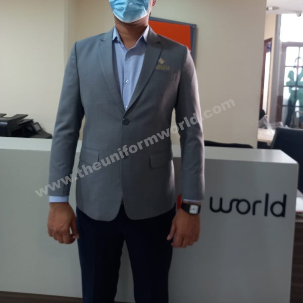 Grey Male Corporate Suit 3 Uniforms Manufacturer and Supplier based in Dubai Ajman UAE