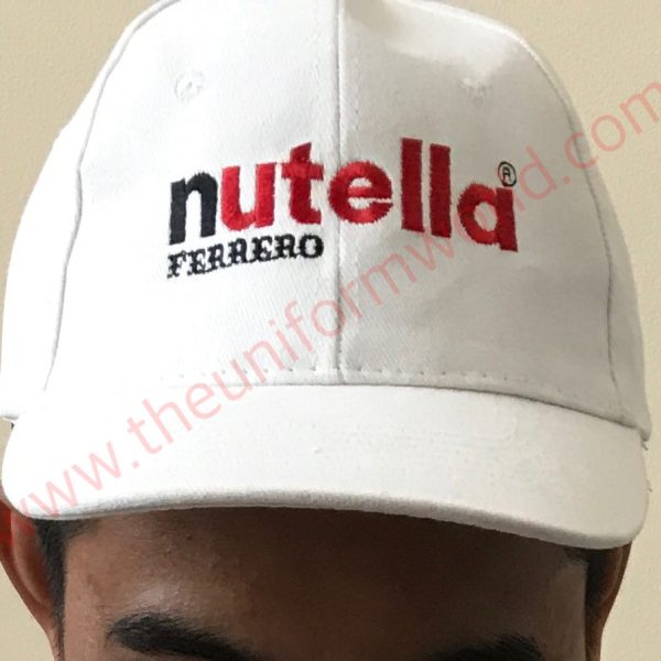 Nutella White Caps Uniforms Manufacturer and Supplier based in Dubai Ajman UAE