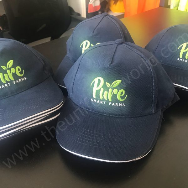 Pure Smart Farms Baseball Caps With Lolog Uniforms Manufacturer and Supplier based in Dubai Ajman UAE
