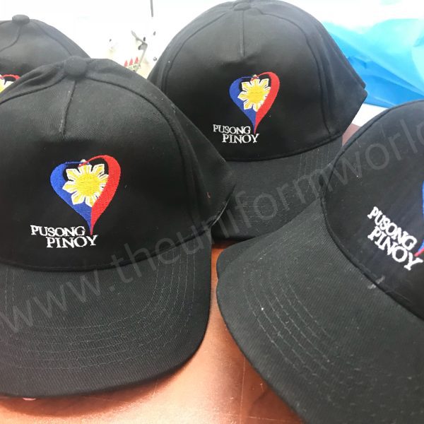Pusong Pinoy Baseball Caps With Logo Embroidery Uniforms Manufacturer and Supplier based in Dubai Ajman UAE