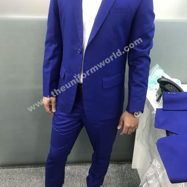 Royal Blue Suit Jacket 1 Uniforms Manufacturer and Supplier based in Dubai Ajman UAE