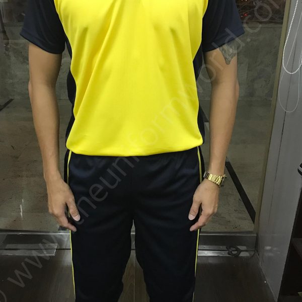 Yellow Polo Shirt Cricket Jerseys 3 Uniforms Manufacturer and Supplier based in Dubai Ajman UAE