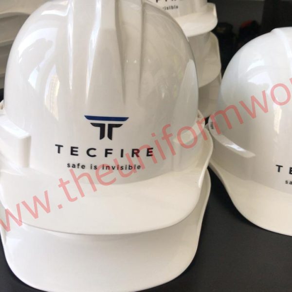 Techfire White Helmet 1 Uniforms Manufacturer and Supplier based in Dubai Ajman UAE