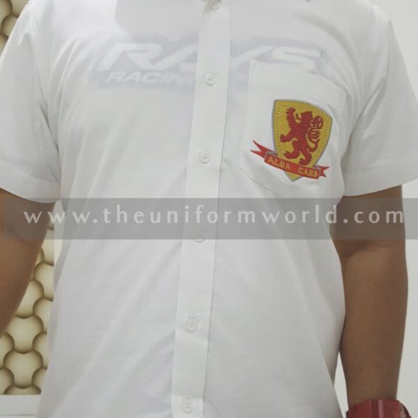 Alba Cars White Shirt 2 Uniforms Manufacturer and Supplier based in Dubai Ajman UAE