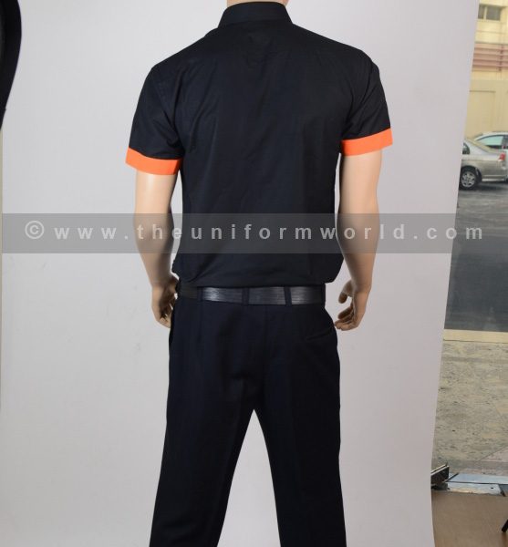 Barracuda Black Orange Shirt Apron 2 Uniforms Manufacturer and Supplier based in Dubai Ajman UAE