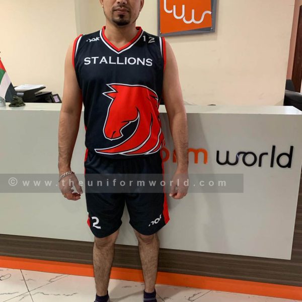 Basketball Jerseys Stallion 4 Uniforms Manufacturer and Supplier based in Dubai Ajman UAE