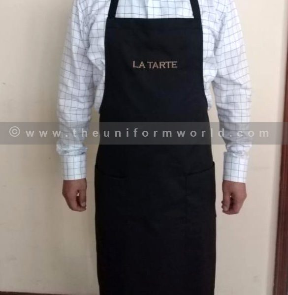 Bib Apron Black La Tarte 5 Uniforms Manufacturer and Supplier based in Dubai Ajman UAE