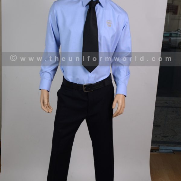 Blue Dress Shirt Necktie Trousers 2 Uniforms Manufacturer and Supplier based in Dubai Ajman UAE