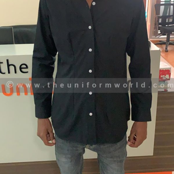 Casual Shirt Button Down Black 1 Uniforms Manufacturer and Supplier based in Dubai Ajman UAE
