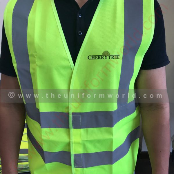 Cherry Tre Neon Green Vest 2 Uniforms Manufacturer and Supplier based in Dubai Ajman UAE