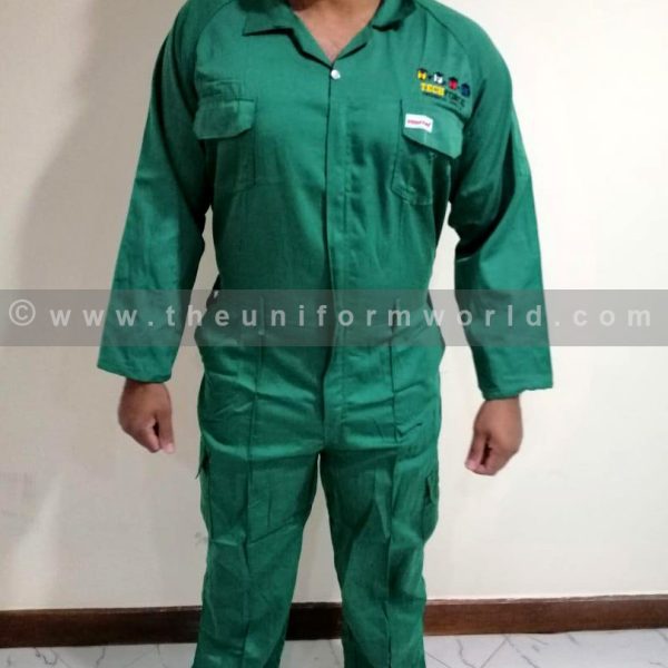 Coverall 1Pc Green Techforce 2 Uniforms Manufacturer and Supplier based in Dubai Ajman UAE