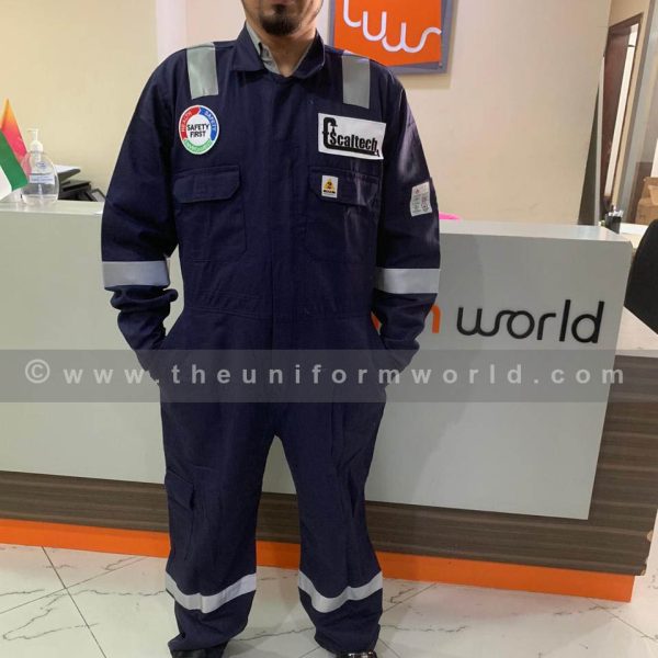 Coverall 1Pc Fr Scaltech 1 Uniforms Manufacturer and Supplier based in Dubai Ajman UAE
