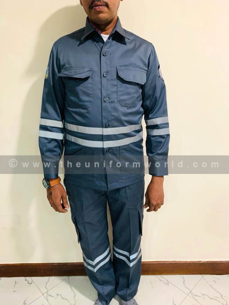 Coverall 2Pc Grey 3 Uniforms Manufacturer and Supplier based in Dubai Ajman UAE
