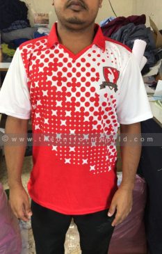 Cricket Jerseys Red White 2 Uniforms Manufacturer and Supplier based in Dubai Ajman UAE