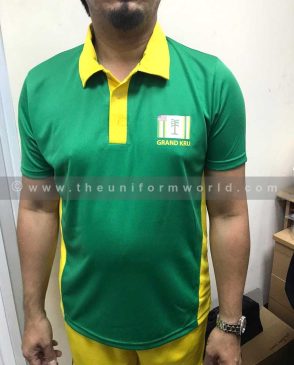 Football Jersey Green Yellow 3 Uniforms Manufacturer and Supplier based in Dubai Ajman UAE