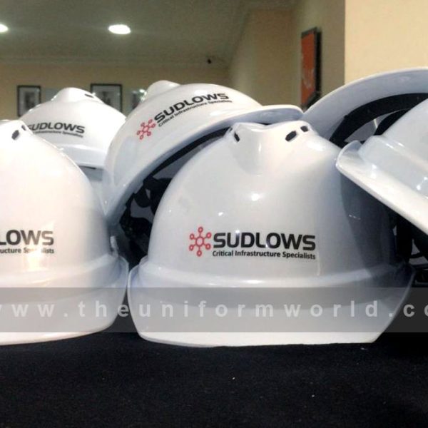Helmet White Sudlows Uniforms Manufacturer and Supplier based in Dubai Ajman UAE