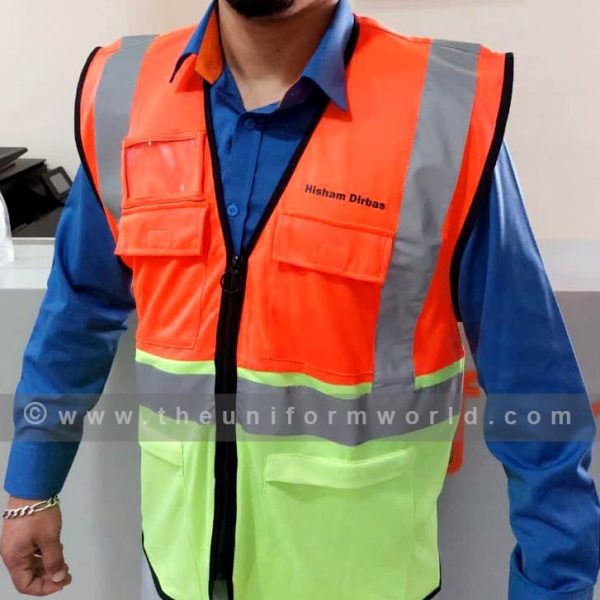 Hi Viz Jacket 2Tone 7 Uniforms Manufacturer and Supplier based in Dubai Ajman UAE