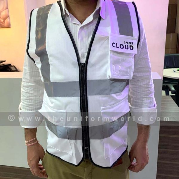 Hi Viz Jacket White Cloud 1 Uniforms Manufacturer and Supplier based in Dubai Ajman UAE