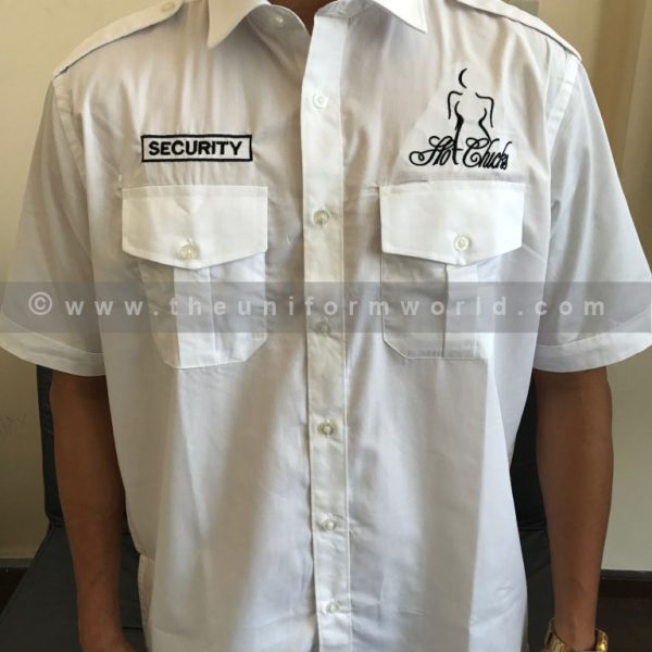 Hot Chicks Security Shirt White Uniforms Manufacturer and Supplier based in Dubai Ajman UAE