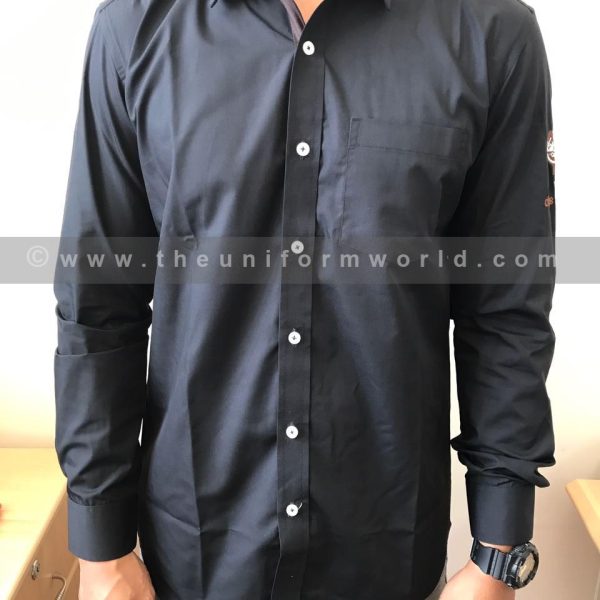 Kakaw Black Full Sleeve Shirt 2 Uniforms Manufacturer and Supplier based in Dubai Ajman UAE