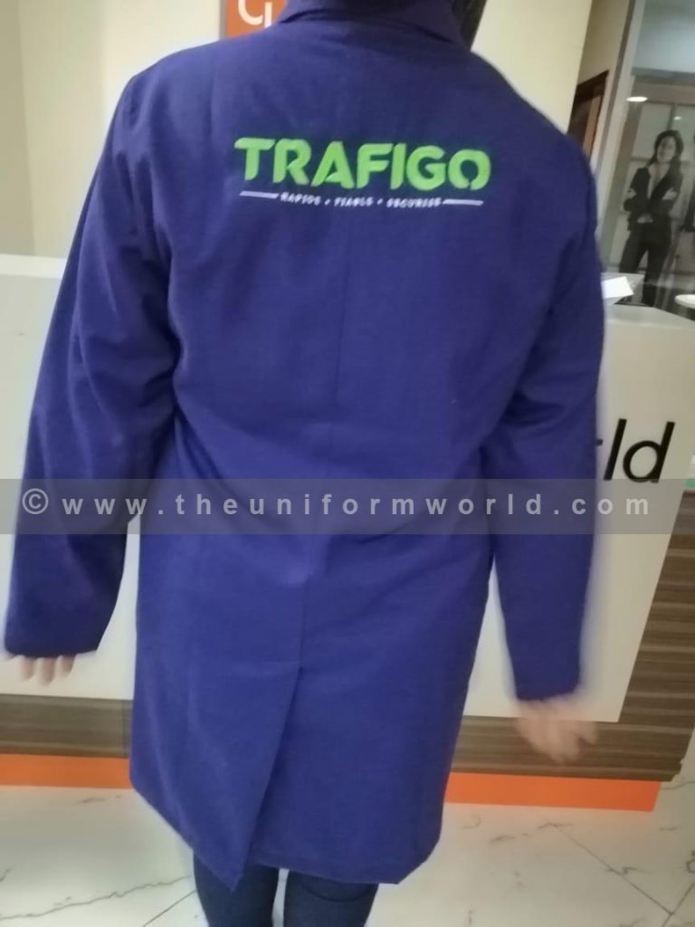 Labcoat Blue Trafigo 1 Uniforms Manufacturer and Supplier based in Dubai Ajman UAE