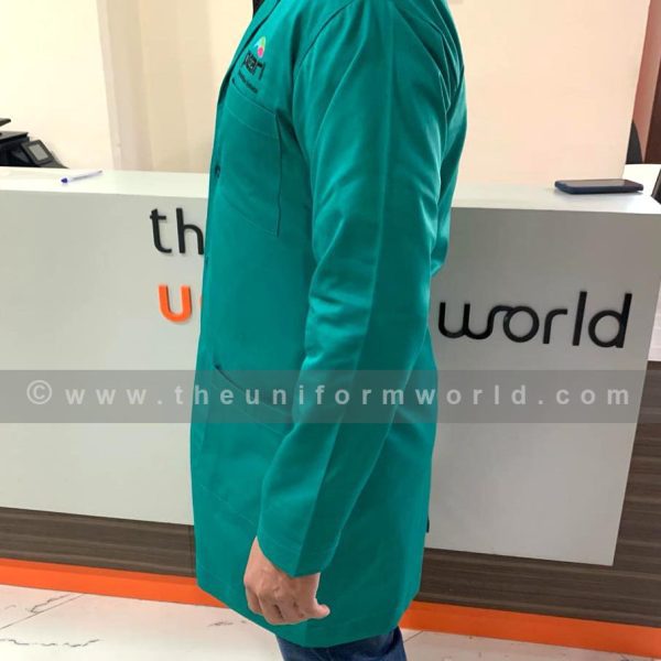 Labcoat Green Pearl 1 Uniforms Manufacturer and Supplier based in Dubai Ajman UAE