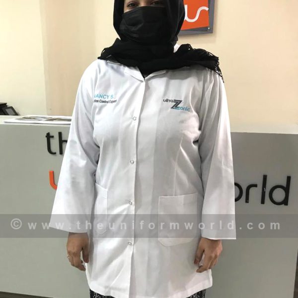 Labcoat White Ultrasonic 3 Uniforms Manufacturer and Supplier based in Dubai Ajman UAE
