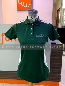 Polo Shirt Drifit Green Move Freely 1 Uniforms Manufacturer and Supplier based in Dubai Ajman UAE