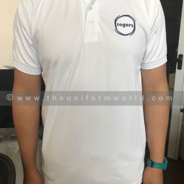 Seger White Polo Shirt 2 Uniforms Manufacturer and Supplier based in Dubai Ajman UAE