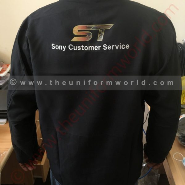 Sony Zipped Black Jacket 5 Uniforms Manufacturer and Supplier based in Dubai Ajman UAE