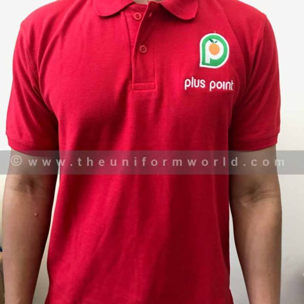 Tech Talk Red Polo Shirt 2 Uniforms Manufacturer and Supplier based in Dubai Ajman UAE