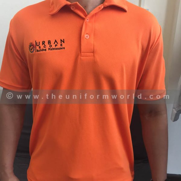 Urban Scope Orange T Shirt 1 Uniforms Manufacturer and Supplier based in Dubai Ajman UAE