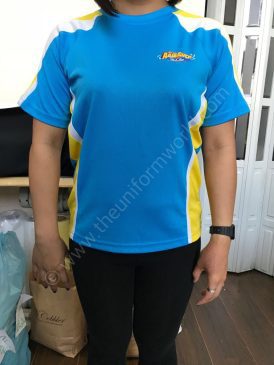 Aqua Blue T Shirt 5 Uniforms Manufacturer and Supplier based in Dubai Ajman UAE