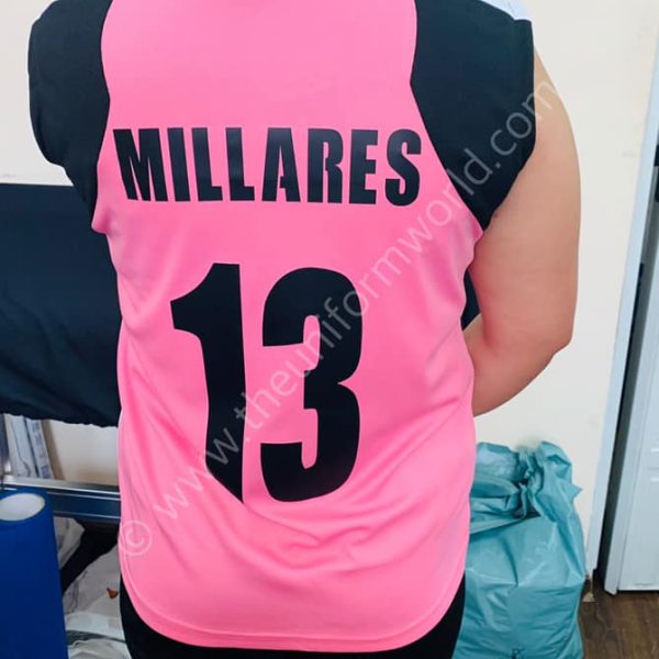 Black Pink Volleyball Jerseys 6 Uniforms Manufacturer and Supplier based in Dubai Ajman UAE