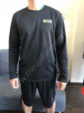 Black Tshirt Long Sleeve 2 Uniforms Manufacturer and Supplier based in Dubai Ajman UAE