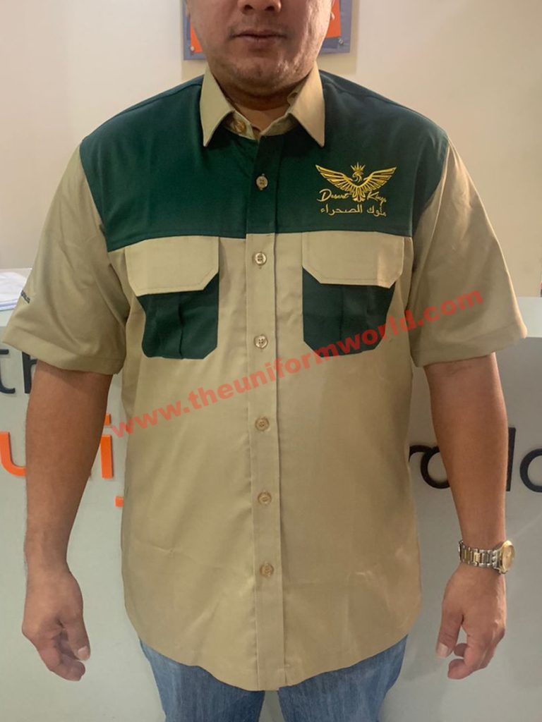 Desert King Safari Shirt Uniforms Manufacturer and Supplier based in Dubai Ajman UAE