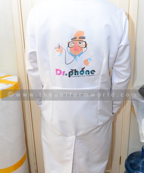 White Labcoat Dr Phone 4 Uniforms Manufacturer and Supplier based in Dubai Ajman UAE