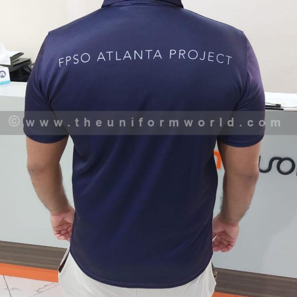 Polo Shirt Drifit Navy Blue 3 Uniforms Manufacturer and Supplier based in Dubai Ajman UAE
