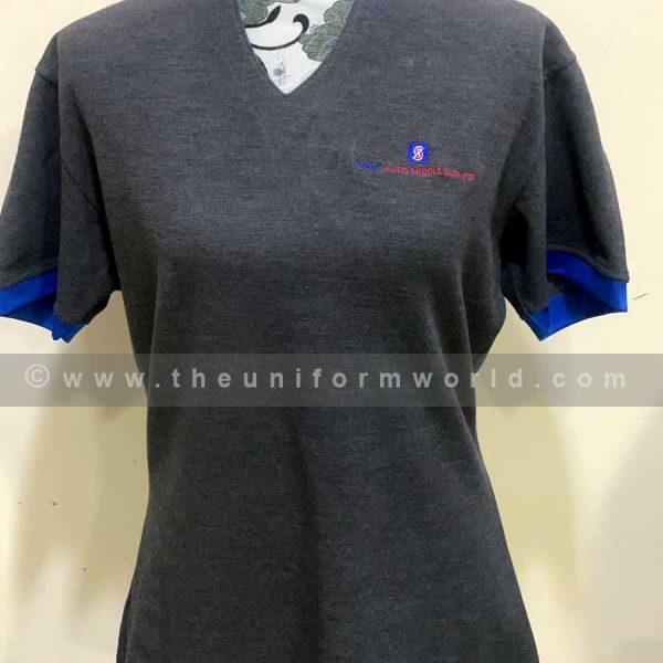 Polo Shirt Honeycomb Grey Story Auto 12 Uniforms Manufacturer and Supplier based in Dubai Ajman UAE