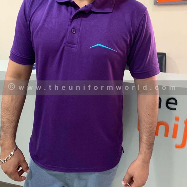 Polo Shirt Honeycomb Purple Uniforms Manufacturer and Supplier based in Dubai Ajman UAE