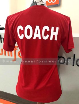Round Neck T Shirt Cotton Red Little Gym 4 Uniforms Manufacturer and Supplier based in Dubai Ajman UAE